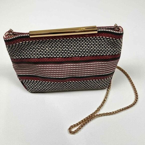 Stella & Dot Clutch with Detachable Gold Tone Crossbody Chain NWOT - Picture 3 of 7